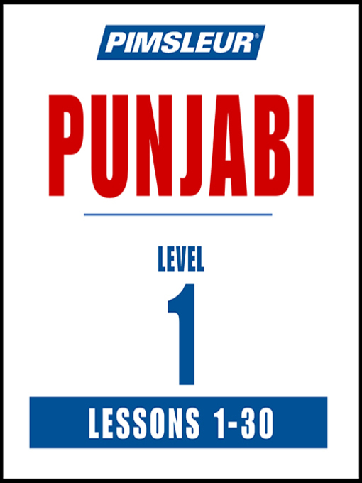 Title details for Pimsleur Punjabi Level 1 by Pimsleur - Available